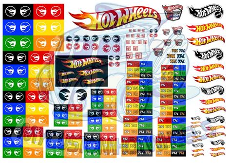 HOTWHEELS TH LOGO PACK My Custom Hot Wheels Decals