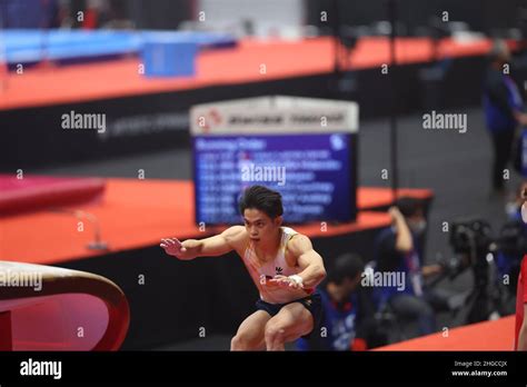 Kitakyushu Men S Apparatu Final Vault At Kitakyushu General Gymnasium