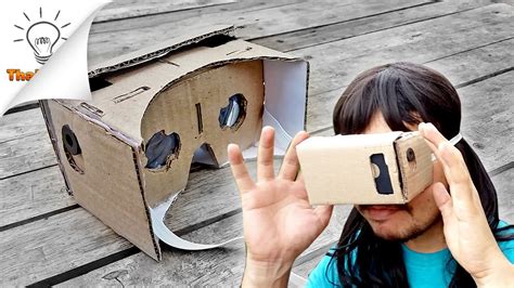 Diy How To Make Vr Headset Google Cardboard Thaitrick Youtube