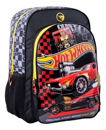 Mochila Autos Hot Wheels 18 Pulgadas Infantil Vamos A Jugar Cuotas sin interés