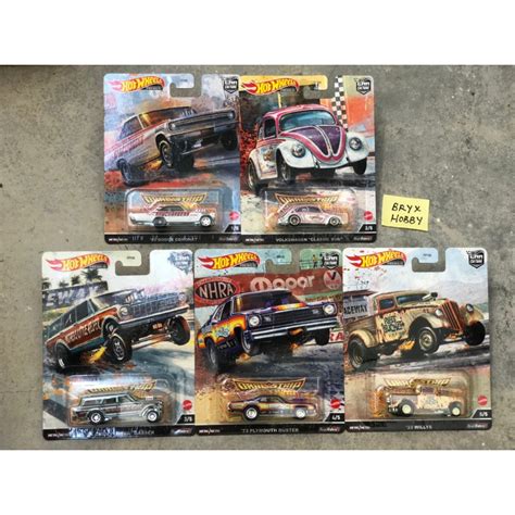 Hot Wheels 2022 Car Culture Drag Strip Demons Case R FPY86 957R 1 64 Set Of 5pcs Shopee