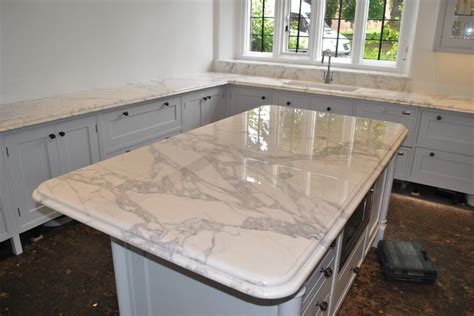 Marble worktop - Traditional - Kitchen Worktops - other metro - by Ogle ...