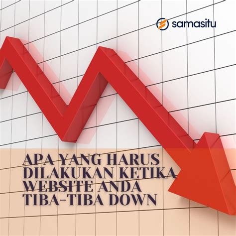 Apa Yang Harus Dilakukan Ketika Website Anda Tiba Tiba Down Samasitu