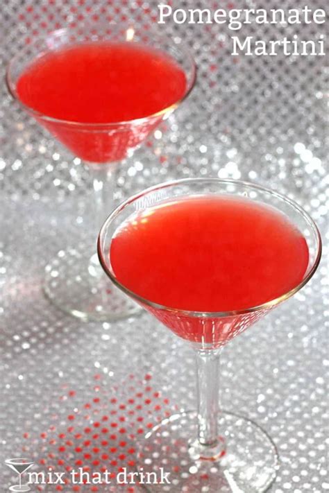 Pomegranate Martini cocktail recipe | Mix That Drink