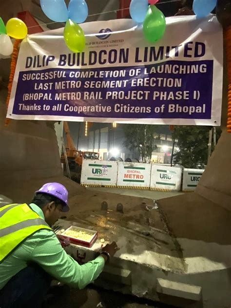 Dilip Buildcon Launches Bhopal Metro Package S Final Segment The