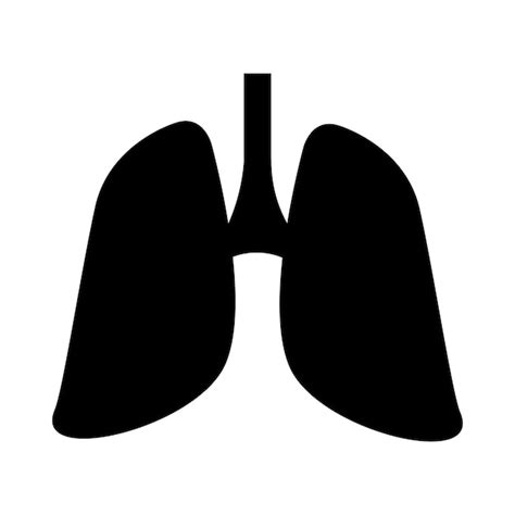 Premium Vector Lungs Icon Vektor