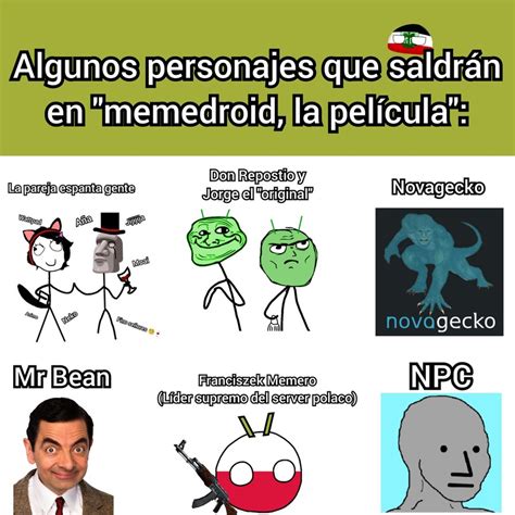 Memedroid la película personajes filtrados Meme by Sr Tank 22