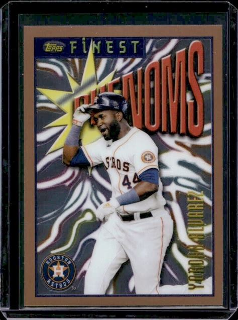 2023 Topps Finest Flashbacks Finest Phenoms 40 Yordan Alvarez EBay