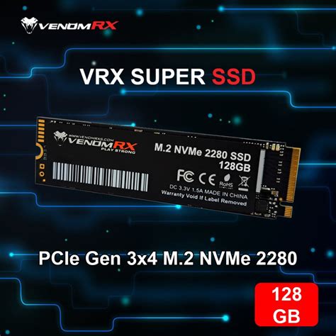 Jual VenomRX Super SSD 128GB M 2 NVME PCIe Gen3x4 M 2 2280 Shopee