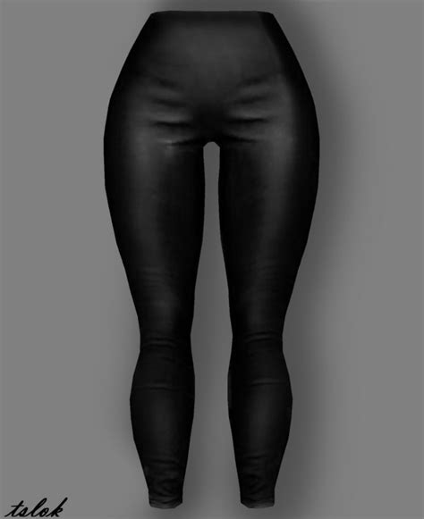 Tslok G R E A S E Leather Leggings • Sims 4 Downloads