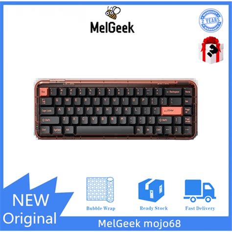Melgeek Mojo Mechanical Keyboard Wireless Keys Hot Swap Bluetooth Rgb Lighting Shopee
