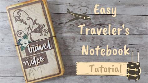 Traveler S Notebook Tutorial Marina Manioti Youtube