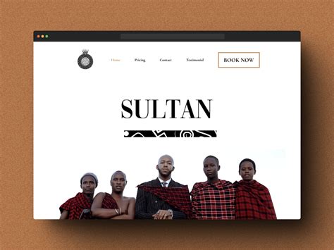 Sultan Brand Web Design by Goodluck Wile on Dribbble