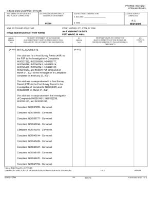 Fillable Online Noble Senior Living At Fort Wayne Fax Email Print