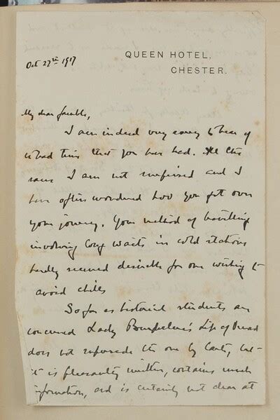 Letter From Frances Elrington Ball To Henry Morris Europeana