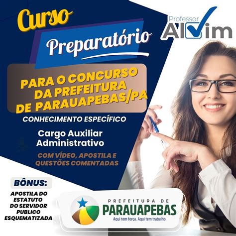 Curso Preparat Rio Para O Concurso De Parauapebas Pa Conhecimento