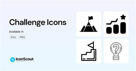 challenge icon packs    svg png