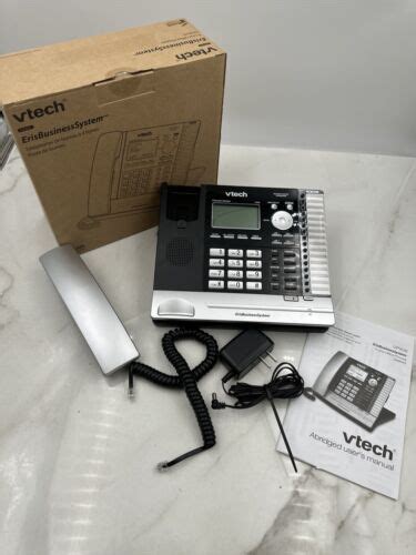 Vtech Up416 Eris Expandable 4 Line Business System Console Ebay