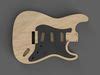 Cnc Fender Stratocaster Guitar Body D Cad Model D Model Cgtrader