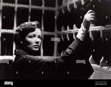 Gene Tierney In Whirlpool 1950 Directed By Otto Preminger Credit 20th Century Fox Album