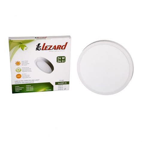 LED светильник потолочный накладной круглый Lezard 24W 6400K – фото ...
