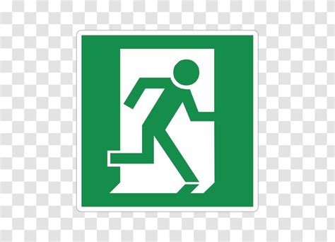 Emergency Exit Sign Lighting Logo Slip Transparent Png