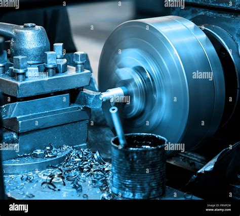 turning lathe   workshop  closeup stock photo alamy