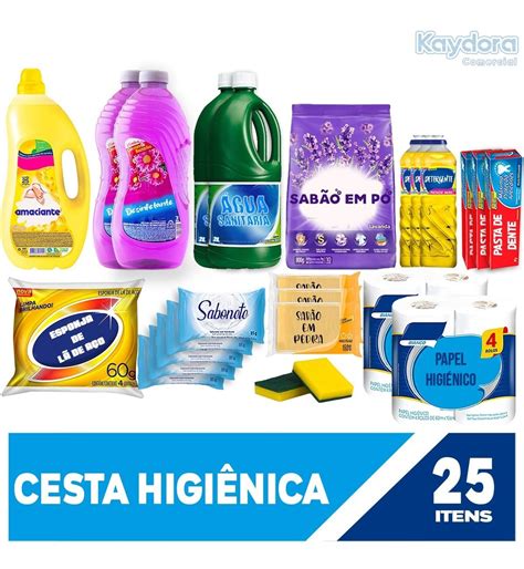 Cesta B Sica Completa Produtos Higiene Pre O Baixo Oferta