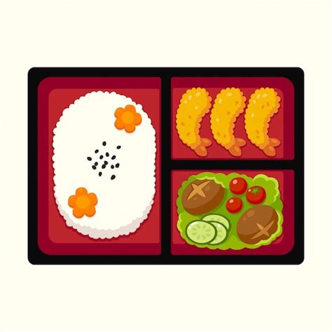 Vibrant Japanese Bento Box With Delectable Delights Jiffy Designs