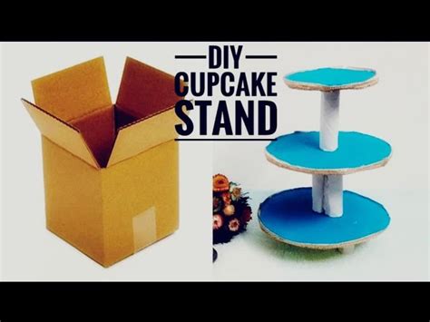 How To Make A Cupcake Stand Out Of Cardboard