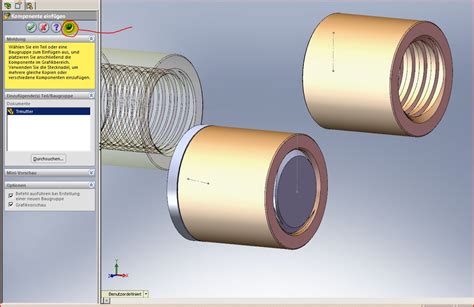 mehrere teile in eine baugruppe einfügen DS SolidWorks SolidWorks