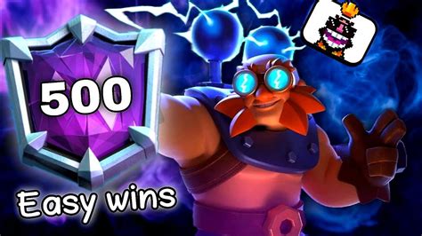 END OF SEASON TOP LADDER PUSH With ELECTRO GIANT Clash Royale YouTube