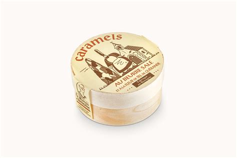 Boite bois ronde 200g Mam Goudig Caramels tendres au beurre salé