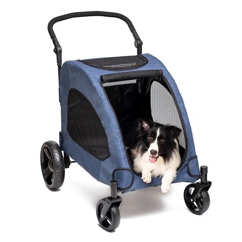 Amazon.com: Dog Stroller for Medium Dogs up to 100lbs - Folding ...