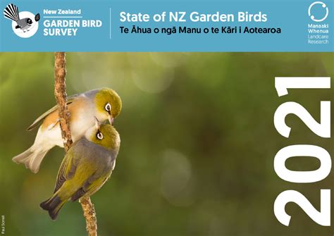 results  zealand garden bird survey