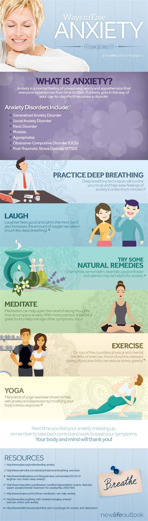 [infographic] Ease Anxiety To Ease Adhd Newlifeoutlook