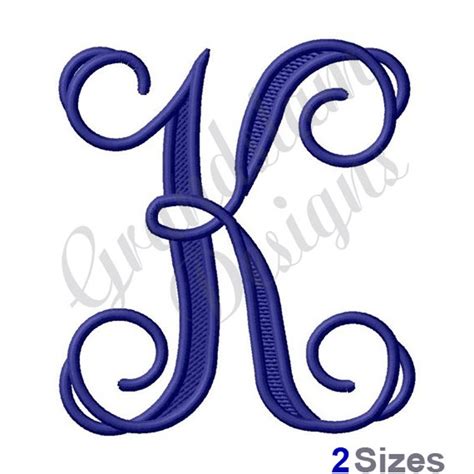 Monogram Letter K - Etsy