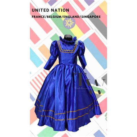 united nations costume France, Belgium,Russia, | Shopee Philippines