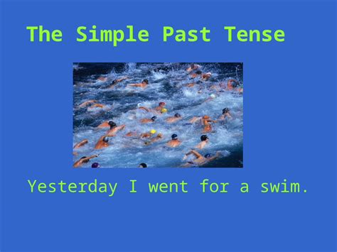 PPT English The Simple Past Tense PDFSLIDE NET