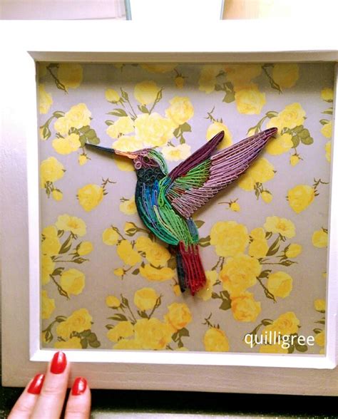 Quilling Hummingbird By Quilligree Paper Quilling Construction Paper