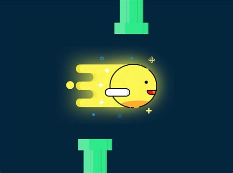 Flappy Bird MBE Style Night Time by mihundesign on Dribbble