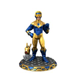 DC Heroes Booster Gold Made With Hero Forge