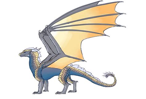 wings  fire icewing sandwing hybrid  masterawesome   deviantart