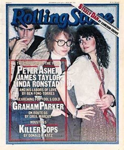 Rs255 James Taylor Peter Asher And Linda Ronstadt December 29 1977