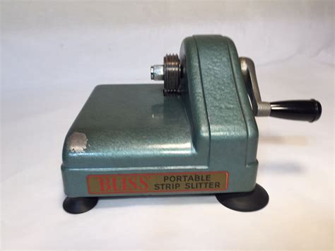 Vintage Bliss Portable Strip Slitter Cutter Harry M Fraser R R Machine