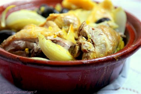 Tajine Di Pollo Alle Olive Al Finocchio E Ai Limoni Confits Pici E