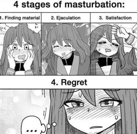 4 Stages Of Masturbation 1 Finding Material 4 Regret Others