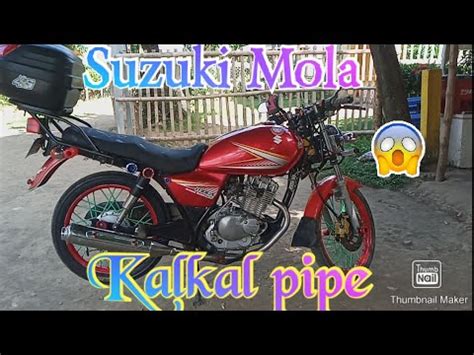 Suzuki Mola 125 Modified Pipe YouTube