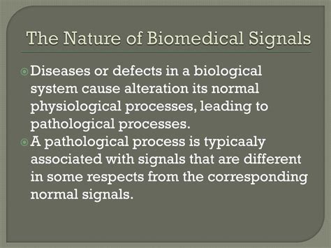 Ppt Introduction To Biomedical Signal Processing Powerpoint