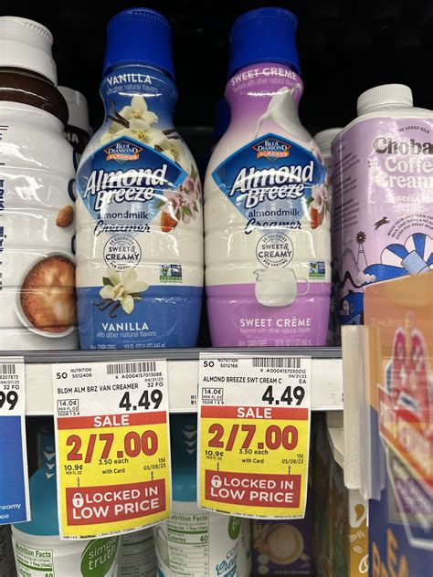 Almond Breeze Creamer as low as $2.00! - Kroger Krazy